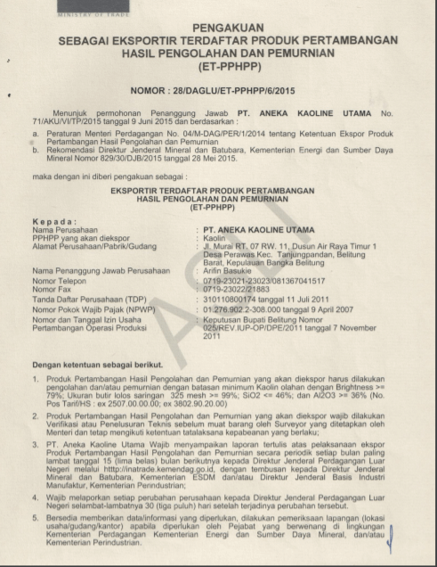 Export Licensing